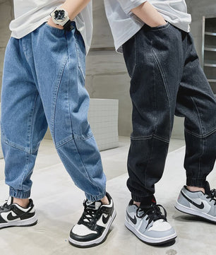 Stoere Baggy Jeans voor Jongens - Comfortabele Kinder Broek voor Zomer & Casual