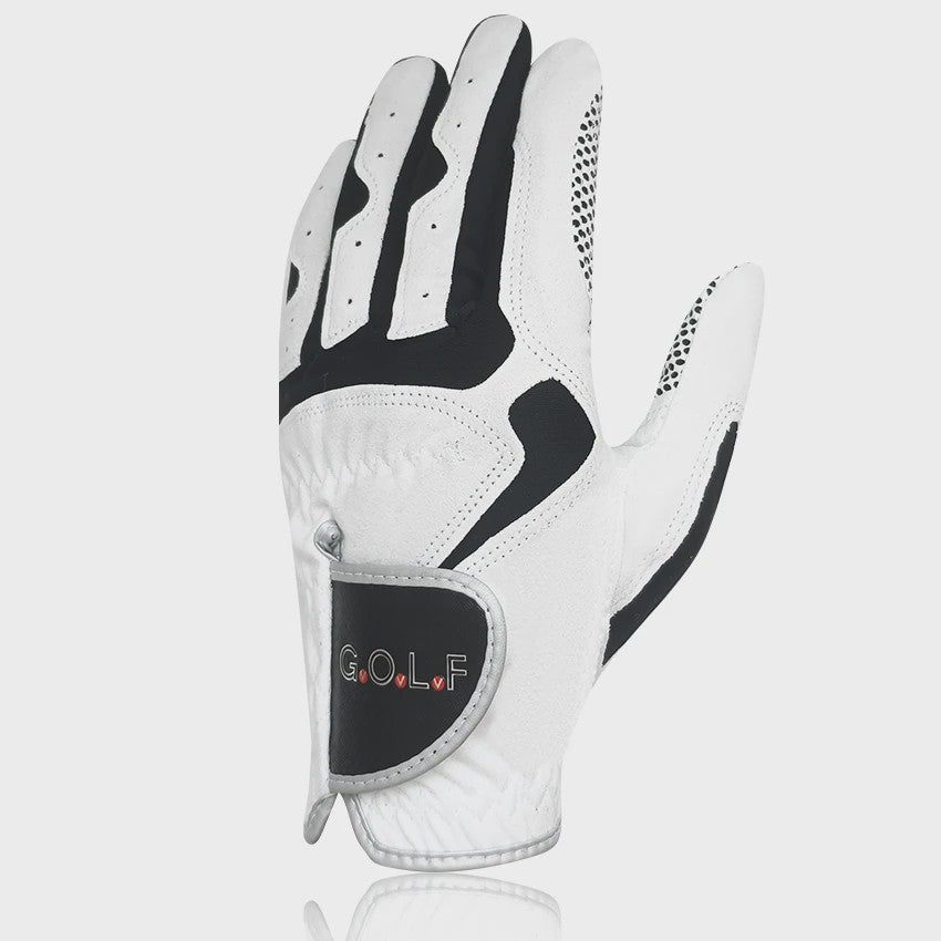 GVOVLVF Golfhandschoen Heren - Verbeterde Grip, Ademend & Comfortabel - Blauw/Wit
