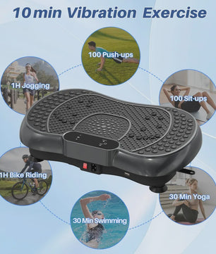 Krachtig Vibratieplatform met 99 Intensiteitsniveaus voor Full-Body Workout & Massage