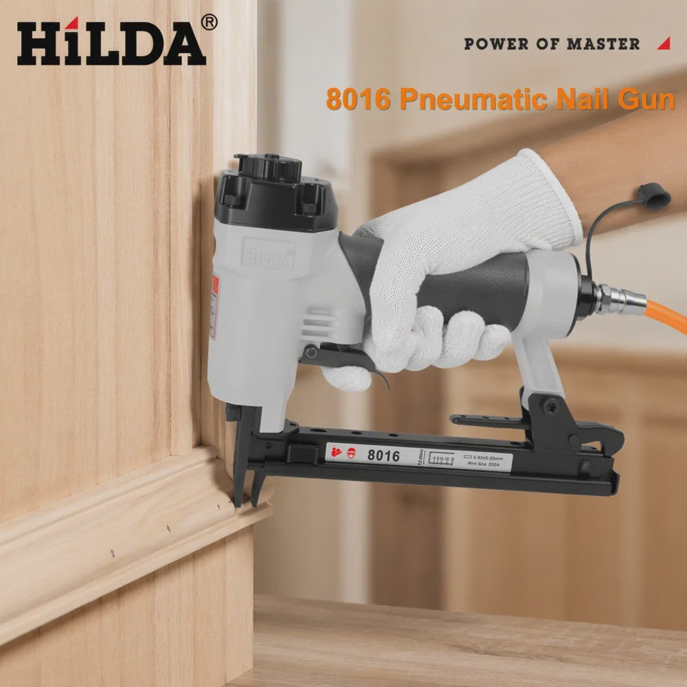 HILDA 8016 Pneumatische Nietmachine voor Houtbewerking en Decoratie