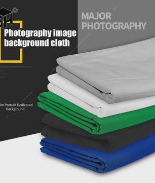 Professionele Muslin Polyester-Katoen Achtergronddoeken voor Fotostudio - Diverse Kleuren