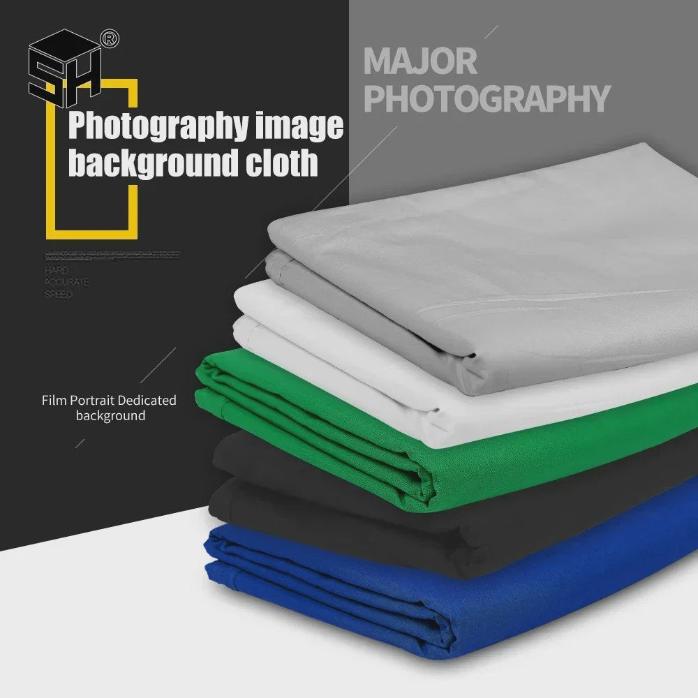Professionele Muslin Polyester-Katoen Achtergronddoeken voor Fotostudio - Diverse Kleuren