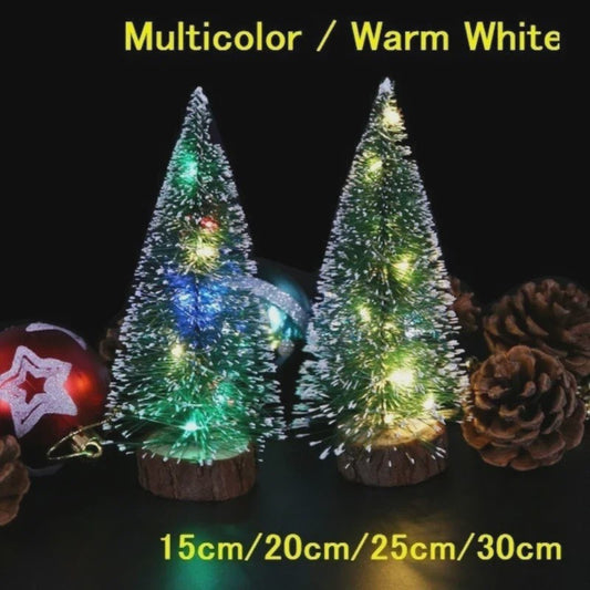 Mini Kerstboom met LED Verlichting - Sfeervolle Tafeldecoratie in 4 Maten