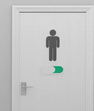 Privacy Deurbordje Bezet/Vrij - Niet Storen - Kantoor, Toilet, Vergaderruimte