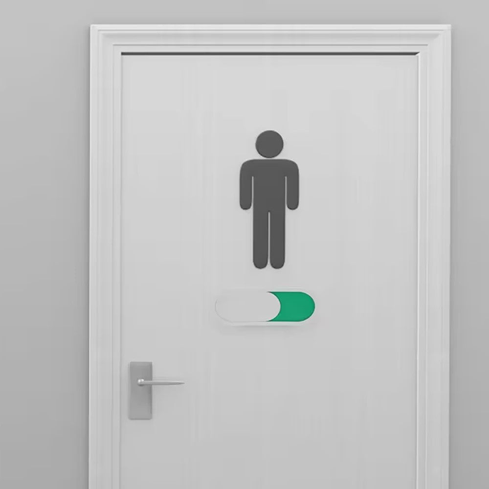 Privacy Deurbordje Bezet/Vrij - Niet Storen - Kantoor, Toilet, Vergaderruimte