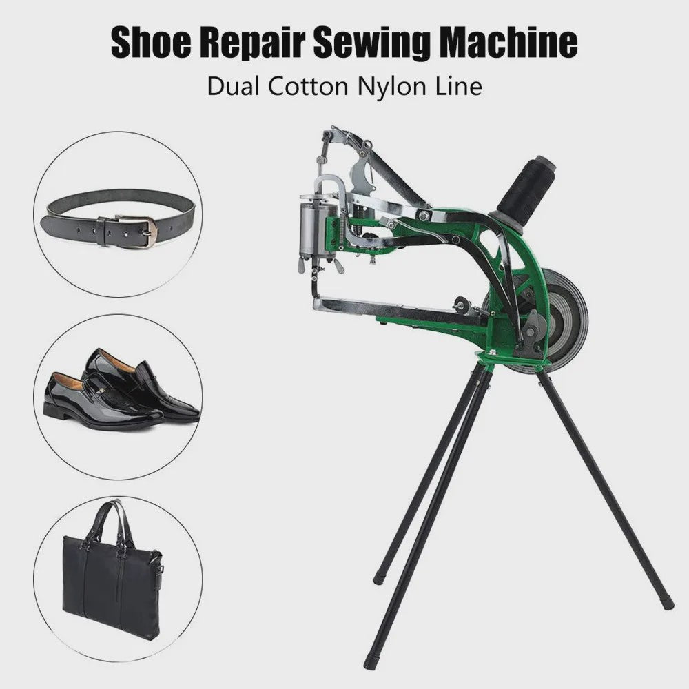 Professionele Handmatige Schoenherstel Naaimachine - Metaal, Nylon/Katoen Garen