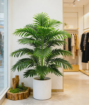 Kunstpalmboom 60-80cm Hoog - Realistische Kunstplant voor Binnen Decoratie