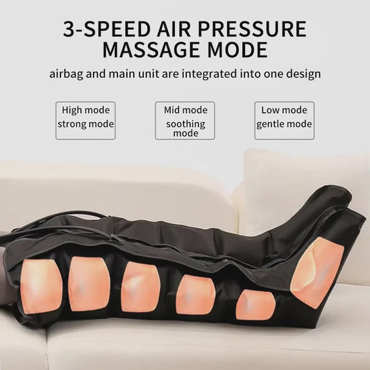 Luchtcompressie Beenmassager - Uitgebreide Versie voor Ontspanning van Benen en Voeten