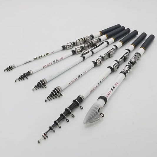 JOSBY Telescopische Vishengel - Carbon Fiber - 1.5M tot 3.0M