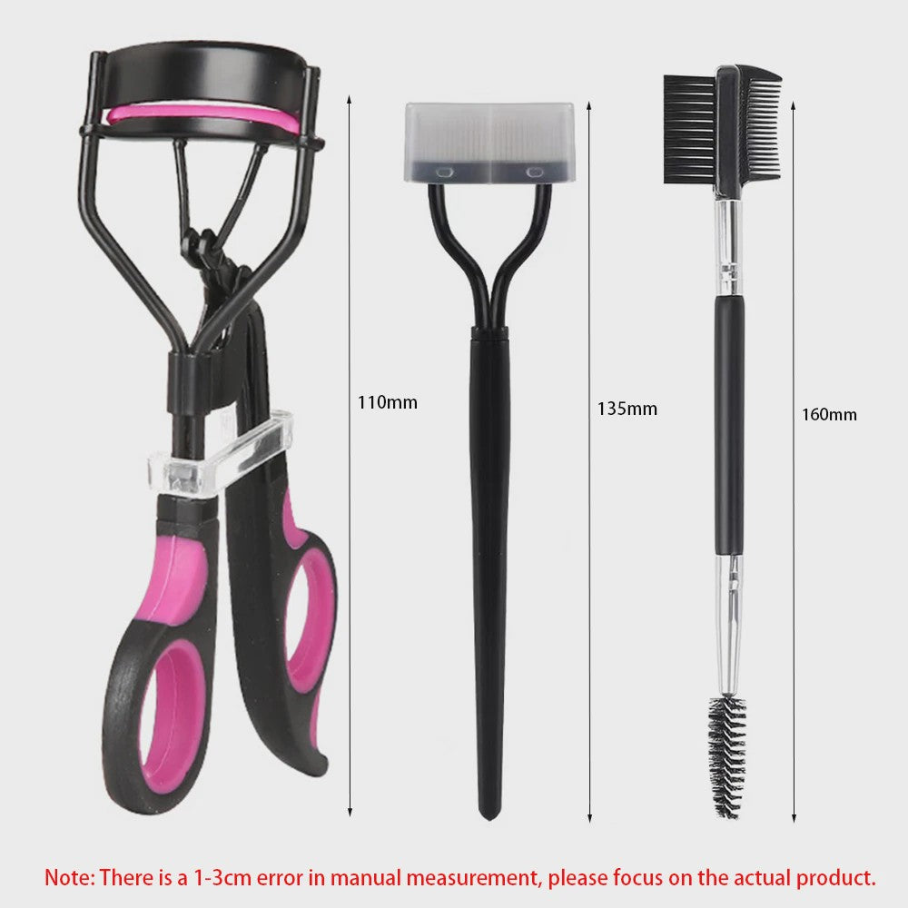 Complete Wimperkruller Set met Vervangende Pads & Make-up Tools