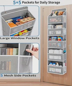Hangende Deur Organizer met 10 Vakken - Opvouwbare Opbergtas voor Slaapkamer & Kast
