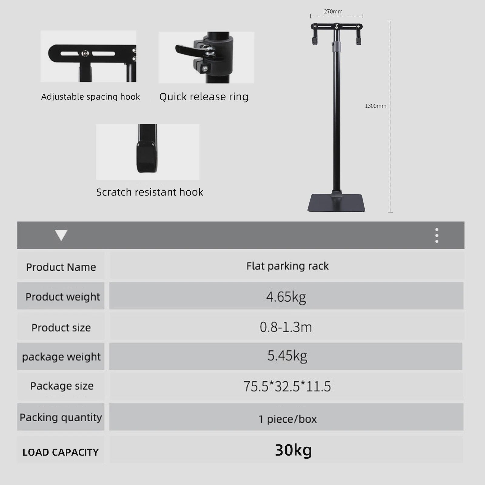 Verstelbare Fiets Parkeerstandaard - Robuust Aluminium & IJzer - Voor Racefiets & Mountainbike