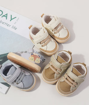 Baby Schoenen Lente/Herfst - Eerste Stapjes Unisex Casual Sportschoenen met Zachte TPR Zool (0-18M)