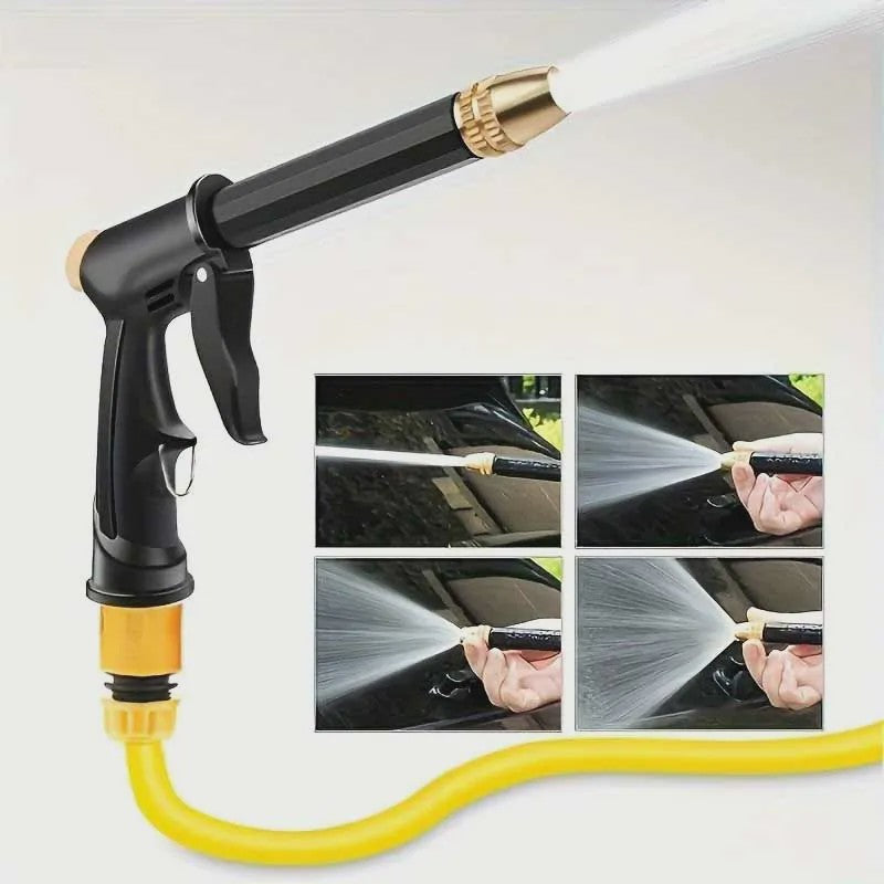 Krachtige Hogedruk Waterspuitpistool - 10M Slang, Verstelbare Nozzle voor Auto Wassen & Tuinieren