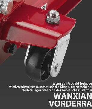 3T Hydraulische Vloerkrik - Zwaar Uitvoering Staal met Dubbele Pomp & Hefbereik 75-505mm