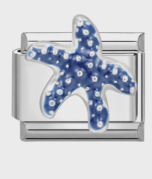 Zee Dieren Charms voor Italiaanse Bedelarmbanden - Sterrenvis, Kwal, Schelp & Walvis - DIY Sieraden Maken