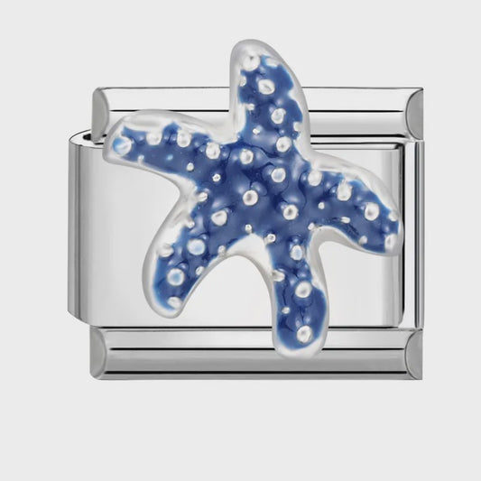 Zee Dieren Charms voor Italiaanse Bedelarmbanden - Sterrenvis, Kwal, Schelp & Walvis - DIY Sieraden Maken