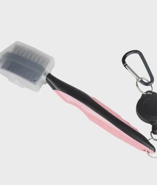 Golfclub Borstel & Groove Cleaner met Intrekbare Karabijnhaak