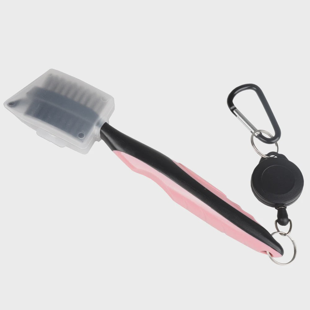 Golfclub Borstel & Groove Cleaner met Intrekbare Karabijnhaak