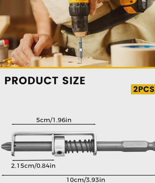 2x Schroefhouder Bit - Universeel Anti-Drop Tool voor Schroevendraaier