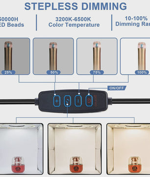 30cm Fotostudio Lightbox met 120 LED's en 6 Achtergronden - Verstelbare Helderheid