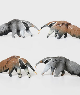 Realistische Dierenfiguren: Miereneter, Tapir, Schuifdiertje & Gordeldier - Educatief Speelgoed voor Kinderen