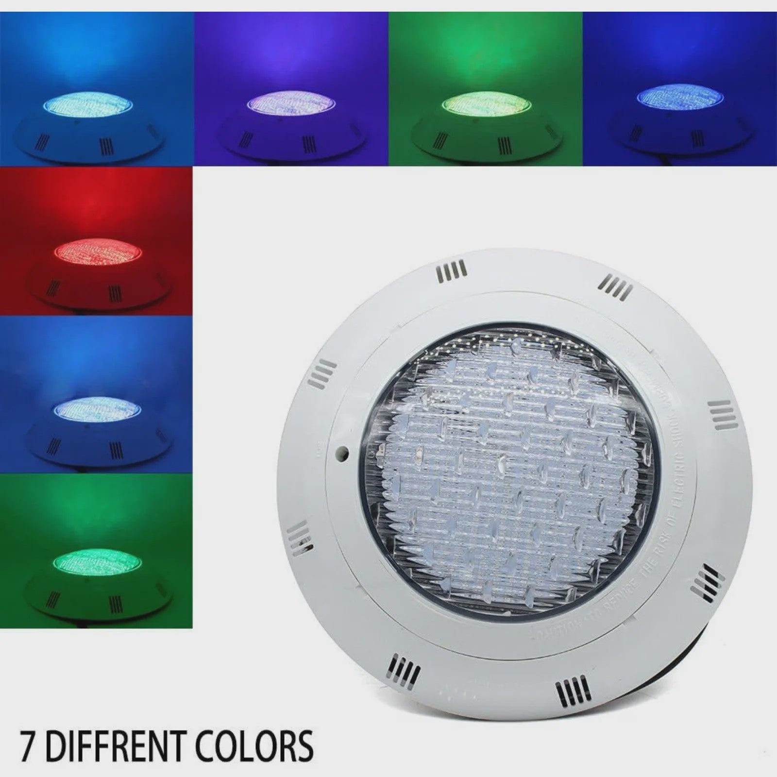 LED Zwembadverlichting RGB 45W 12V - Waterdicht, Kleurrijk & Inclusief Afstandsbediening