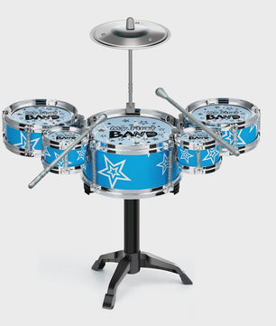 Dynamische Jazz Drumstel voor Kinderen - Leerzaam Percussie Instrument