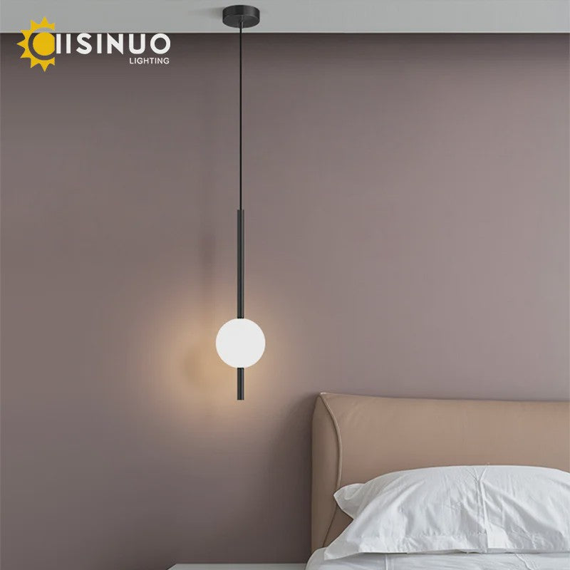 Moderne Minimalistische Hanglamp Zwart/Goud - Stijlvolle Verlichting voor Woonkamer & Slaapkamer