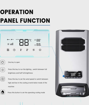 Draagbare Airconditioner 8000BTU - Koeling voor Tent, Camper & Caravan