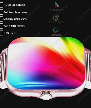 Multifunctioneel Smartwatch voor Heren & Dames - Bluetooth, Muziek, Fitness & Slaapmonitor