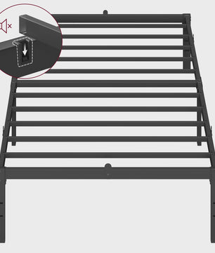 VASAGLE Metalen Bedframe - Modern, Stijlvol en Ruimtebesparend