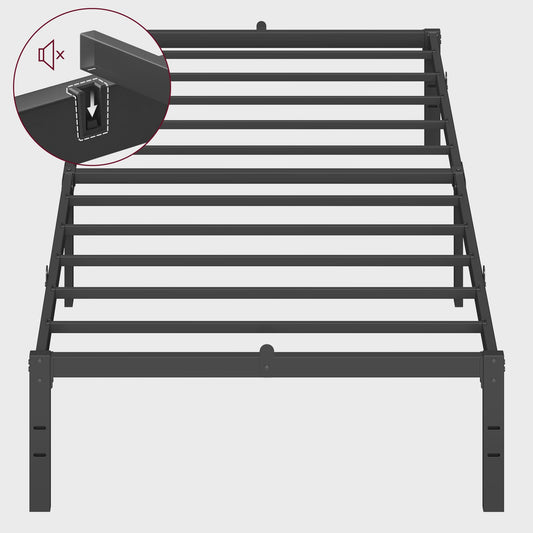 VASAGLE Metalen Bedframe - Modern, Stijlvol en Ruimtebesparend
