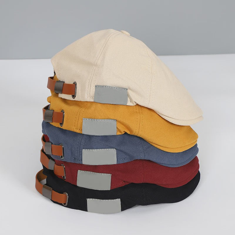 Klassieke Katoenen Peaky Blinders Pet voor Heren en Dames - Vintage Ivy Cap Stijl