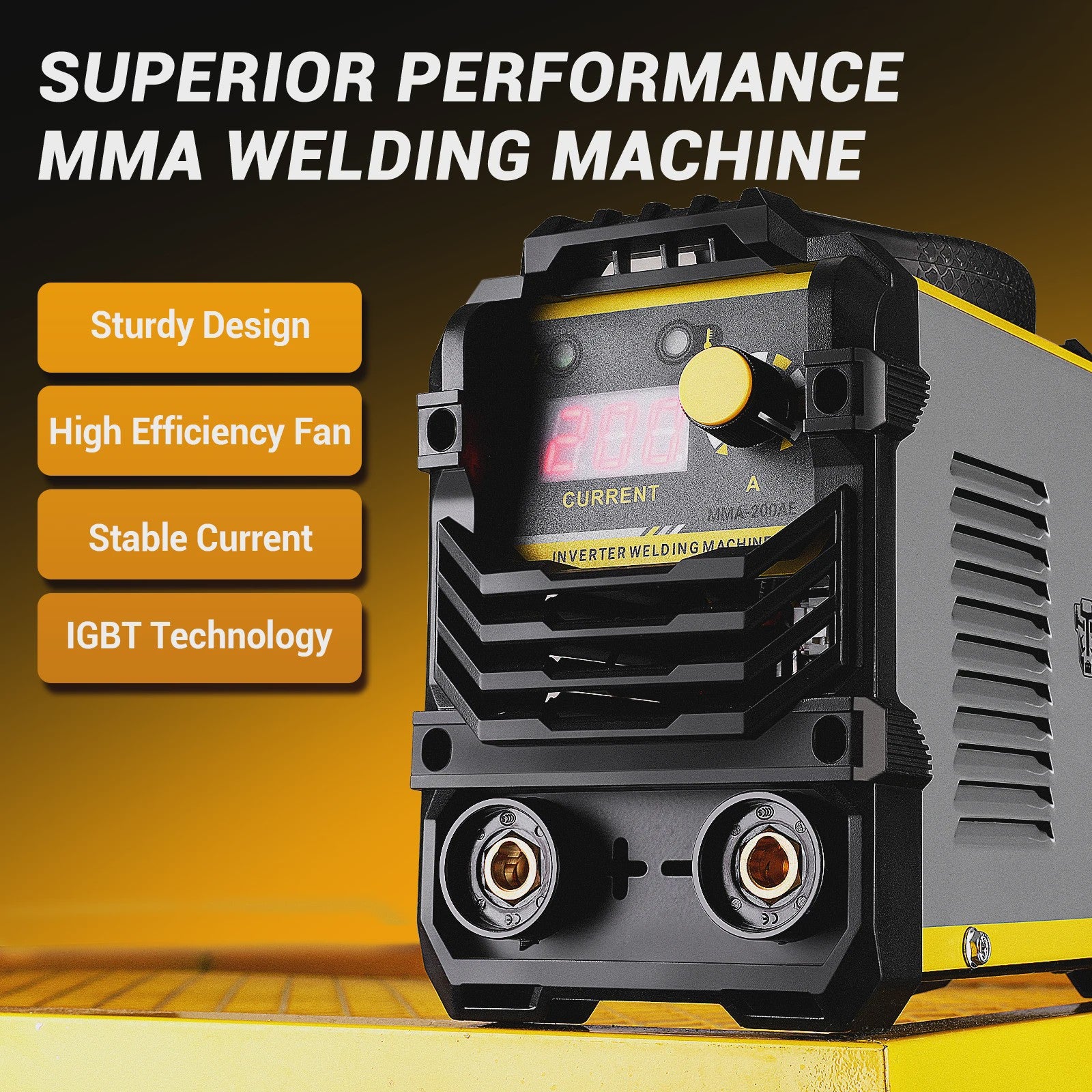 DEKO MMA Lasapparaat 200A - Krachtige DC Inverter voor Beginners en Thuisgebruik