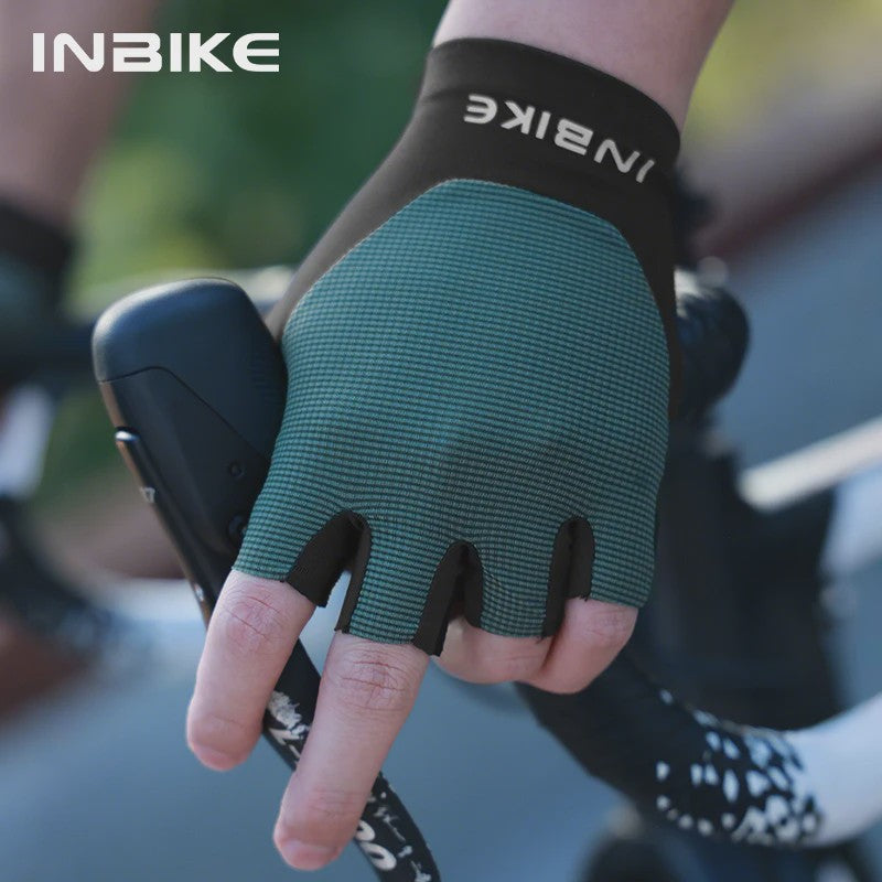 INBIKE Zomer Fietshandschoenen Heren - Ademend, Schokabsorberend & Anti-slip