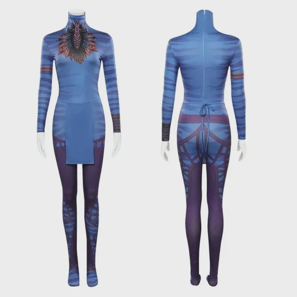Avatar Cosplay Kostuums: Jake Sully & Neytiri Jumpsuits voor Dames en Heren - Perfect voor Halloween & Feesten