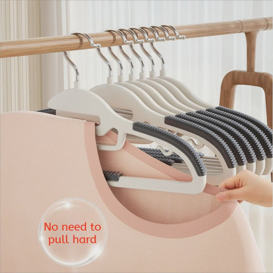 Set van 10 Antislip Kledinghangers - Multifunctioneel & Duurzaam voor Slaapkamer en Kast