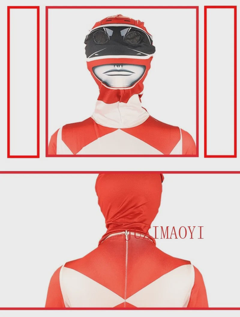 Volwassen Samurai Sentai Shinkenger Ranger Kostuum - Jumpsuit Cosplay voor Feestjes & Halloween