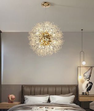 Moderne Bloemvormige LED Hanglamp - Sterrenhemel Effect voor Woonkamer & Eetkamer