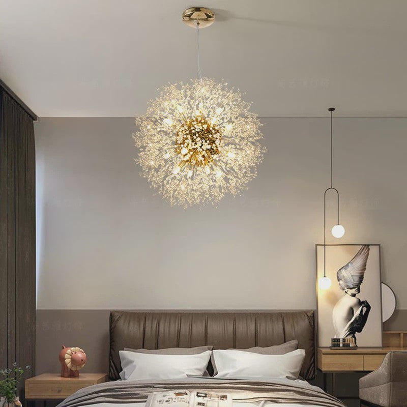 Moderne Bloemvormige LED Hanglamp - Sterrenhemel Effect voor Woonkamer & Eetkamer