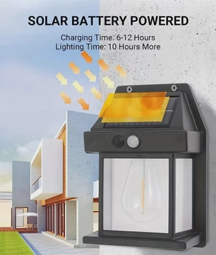 Krachtige Solar Wandlamp met Bewegingssensor - Waterdicht & Automatisch Licht