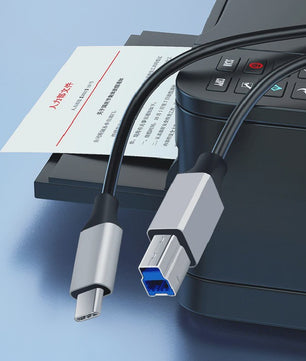 USB-C naar USB 3.0 Type B Printerkabel - 0.5m tot 3m - Data Adapter voor HP, Canon, Epson