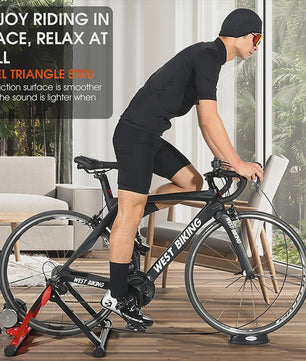 WEST BIKING Indoor Fiets Trainer met 6-Speed Magnetische Weerstand voor MTB & Racefiets
