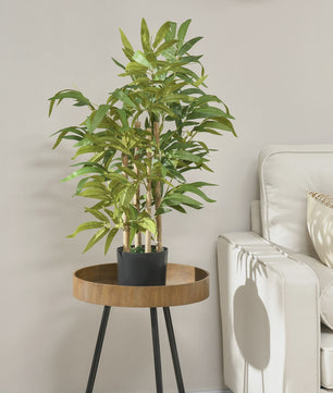 Realistische Bamboe Kunstplant 60 cm met Pot - Sfeervolle Decoratie