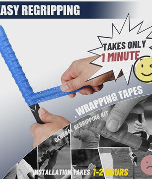 Golf Grip Tape - Antislip, Zweetbestendig PU Wrap voor Golfclubs