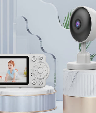 2.8 inch Babyfoon met Camera, Tweeweg Audio, Temperatuur & Vochtigheidssensor, Nachtzicht