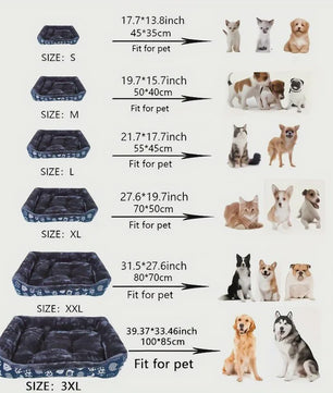 Zacht en Comfortabel Hondenkussen / Kattenmand - Winter Warm & Luxe Huisdiernest