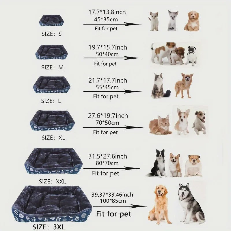 Zacht en Comfortabel Hondenkussen / Kattenmand - Winter Warm & Luxe Huisdiernest