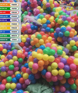 100x Kleurrijke Zachte Ballen voor Zwembad, Speeltent & Ballenbak - Eco-vriendelijk Baby Speelgoed